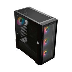 Gabinete Balam Rush full torre carbon 9000/USB 3.0/2.0/USB con 4 venti