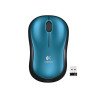 Mouse Logitech M185 blue óptico inalámbrico mini receptor USB PC/Mac/Chrome