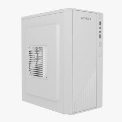 Gabinete Acteck MT Kioto GC220F/Mb m-ATX/ ATX 500/USB/blanco