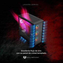 Gabinete Gamer Mini Torre Carbono Twin Mate 6000 Legend Series