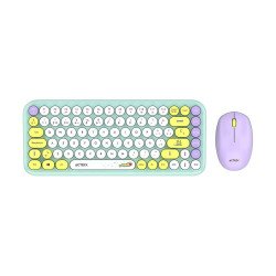 Kit Acteck creator chic k-colors MK480, teclado y mouse, inalámbrico, 