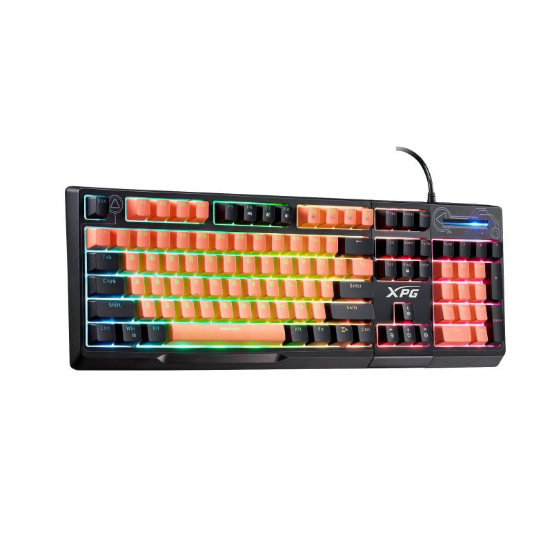 XPG SEEKER MERA EDITION teclado Juego USB QWERTY Inglés Negro
