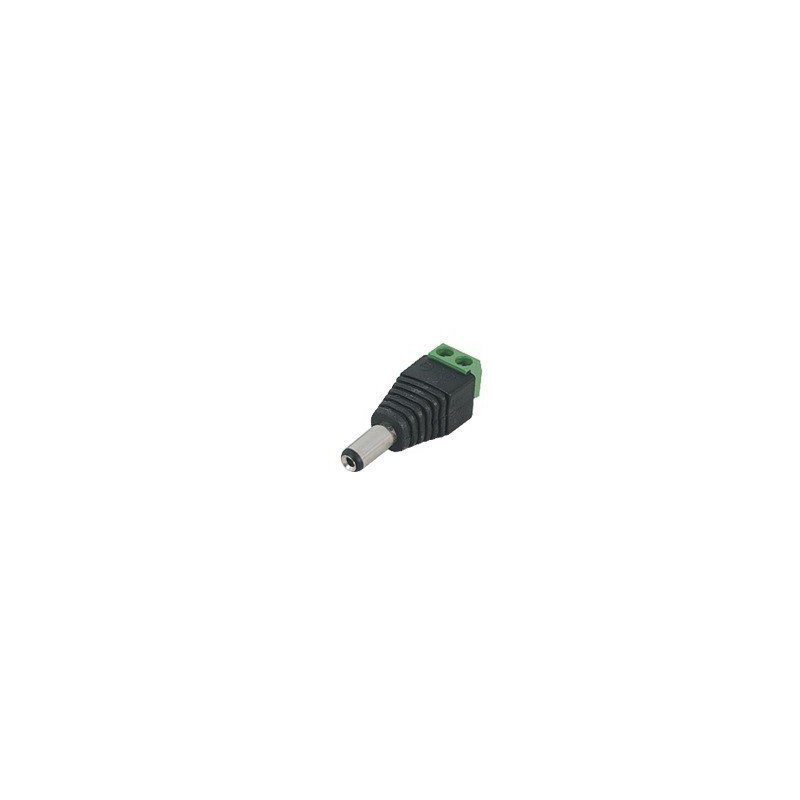 Adaptador Tipo Jack de 3.5 mm Macho Polarizado de 12 Vcd.