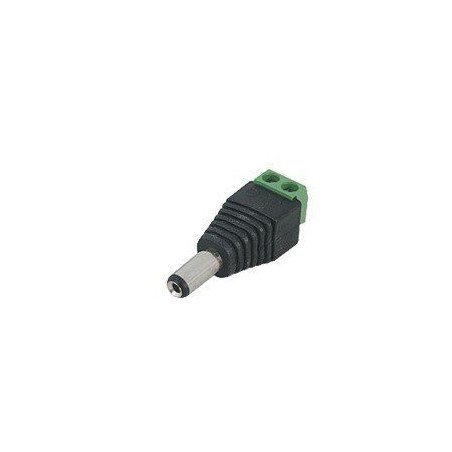 Adaptador Tipo Jack de 3.5 mm Macho Polarizado de 12 Vcd.