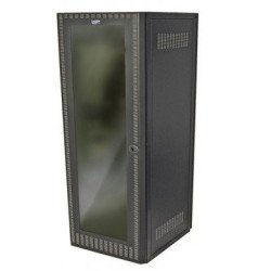 Gabinete de piso North System modelo optimax c, e 26 U.R. Color negro 