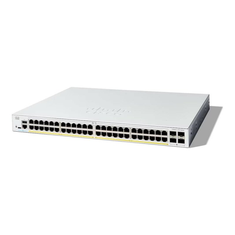 Switch Catalyst 1300, 48 puertos Gigabit Ethernet, PoE+ con 740W total