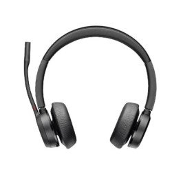 Auriculares Poly Voyager 4300 UC 4320 Con cable/Inalámbrico Sobre la cabeza, Sobre la oreja Estéreo, Negro, Certificación Micros