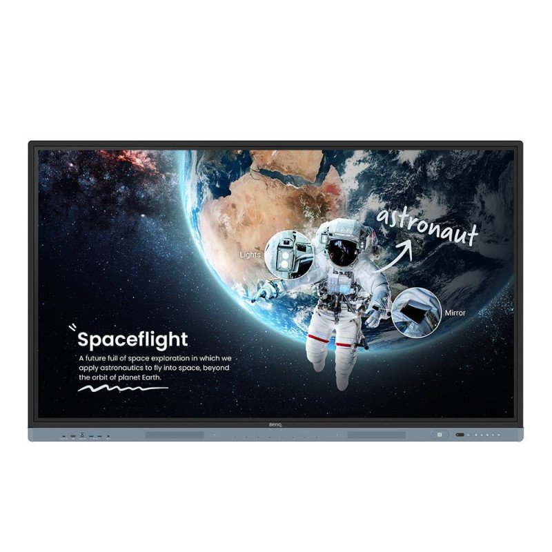 Pantalla BenQ RM6504 Interactiva IR Anti-Gérmenes 65" 4K UHD 3840x2160