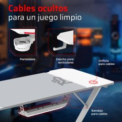 Escritorio Gamer Ergonómico Olympus Spot Glow MRX6000 Balam Rush Legen