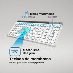 Teclado Inalámbrico Multidispositivos AC-940115 INSPIRE TREK TI747 Act