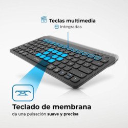 Teclado Inalámbrico Multidispositivos AC-940122INSPIRE TREK TI737 Acte