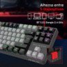 Teclado Gamer Inalámbrico LEVEL PRO GK990 Balam Rush Legend Series, Co