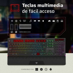 Teclado Gamer Inalámbrico DOMINATE EXPERT GK9791 Balam Rush Legend Ser
