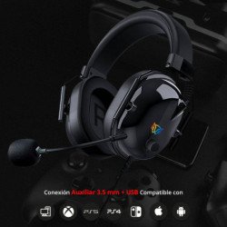 Audífonos Gamer Alámbrico Aviator Level HA757 Balam Rush Legend Series