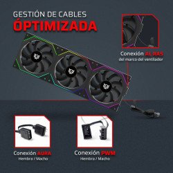 Kit 3 Ventiladores 120mm EOLOX LINK EXL95 Balam Rush Legend Series