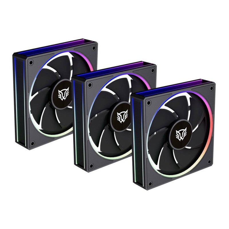 Kit 3 Ventiladores 120mm EOLOX BORA EXB85R Balam Rush Azender Series V