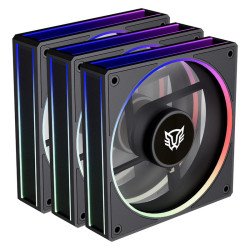 Kit 3 Ventiladores 120mm EOLOX BORA EXB85R Balam Rush Azender Series V