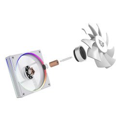 Kit 3 Ventiladores 120mm EOLOX BORA EXB85R Balam Rush Azender Series V
