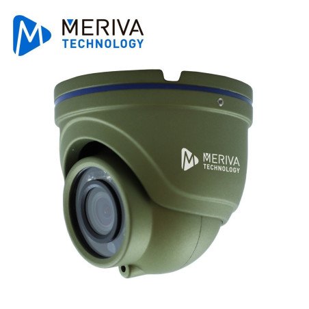 Cámara móvil domo AHD Meriva Technology MC320HD, 2mp, 2.8mm, IP65, 5m IR, micrófono integrado, conector din de aviación 4 pines,