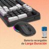 Combo gamer 2 en 1 inalámbrico squad conquest pro kg525, teclado