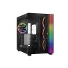 Gabinete BGW71 light base 900 fx black con ventiladores ARGB
