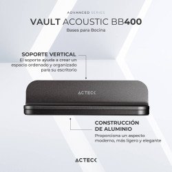 Soporte Acteck vault stow bn430, para laptop, 11, 17 pulg, hasta 5 kg,