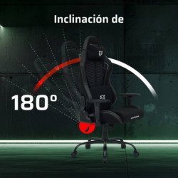 Silla gamer Balam Rush Thunder máx. v7, tela nylon transpirable, repos
