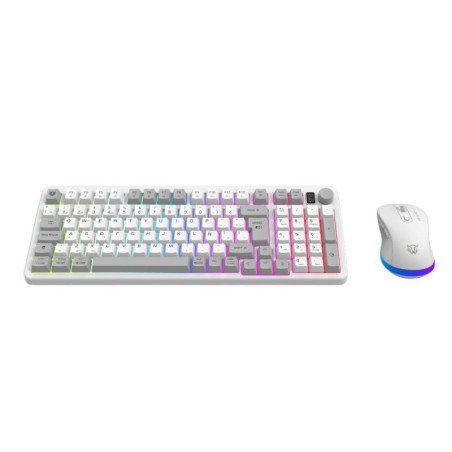 Kit gamer Balam Rush squad conquest pro KG525, teclado y mouse, dual, 