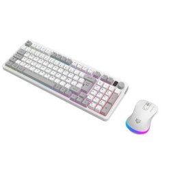 Kit gamer Balam Rush squad conquest pro KG525, teclado y mouse, dual, 