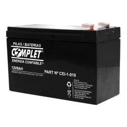 Batería Plomo Ácido COMPLET 12V 9Ah. Garantía 12 meses,