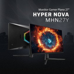 Monitor Gaming 27 Pulgadas 200hz HYPER NOVA MHN27Y Panel IPS, Plano, R