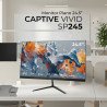 Monitor Plano 24.5 Pulgadas CAPTIVE VIVD SP245, FULL HD 1920x1080 PX, 