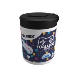 Toallitas gamer cont. Neto 30 Toallitas 20x20cm Limpieza Impecable, La