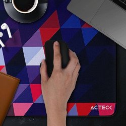 Mouse Pad Vibe Flow Vitro MT464T ACTECK Advanced Series Tela + Goma, M