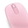 Mouse óptico Microsoft inalámbrico Mobile 1850 rosa claro blíster Mouse óptico Microsoft inalámbrico Mobile 1850 rosa claro blíster