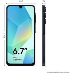 Pantalla 6.7 Pulgadas, Procesador Exynos, 4 GB RAM, 128 GB Cámaras Trasera triple: 50 MP (principal) + 5 MP Frontal: 13 MP, Bat