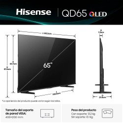 Hisense 65-inch 4k LED display Smart fire tv