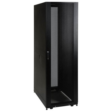 Gabinete Tripp-Lite SmarTrack SR42UB para servidores de profundidad estándar de 42u con puertas y paneles laterales