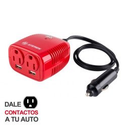 Inversor de Corriente Steren Automotriz, 12 Vcc a 110 Vca, 150W