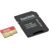 Memoria SanDisk 32GB micro SDXC Mobile extrem action cam 100mb/s 4k clase 10 con adaptador