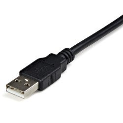 Cable 1.8 m USB a Puerto Serie Serial RS422 y 485 DB9 con Retención Puerto COM