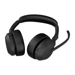 Diadema Jabra Evolve2 55, Inalámbrico, Oficina/Centro de llamadas, 20 - 20000 Hz, 130 g, Auriculares, Negro