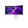 Monitor LG 34GX90SA-W, 86.4 cm (34"), 3440 x 1440 Pixeles, Wide Quad HD, OLED, Blanco