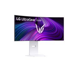 Monitor LG 34GX90SA-W, 86.4 cm (34"), 3440 x 1440 Pixeles, Wide Quad HD, OLED, Blanco