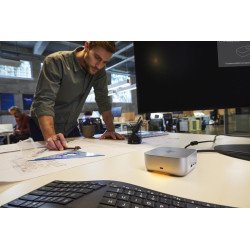 Base de conexión HP Thunderbolt 4 Ultra de 280 W G6, Alámbrico, Thunderbolt 4, 280 W, 10,100,1000,2500 Mbit/s, Gris, 8K Ultra HD