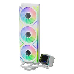 Refrigerador por líquidos todo en uno XPG LEVANTE II 360, 12 cm, Blanco