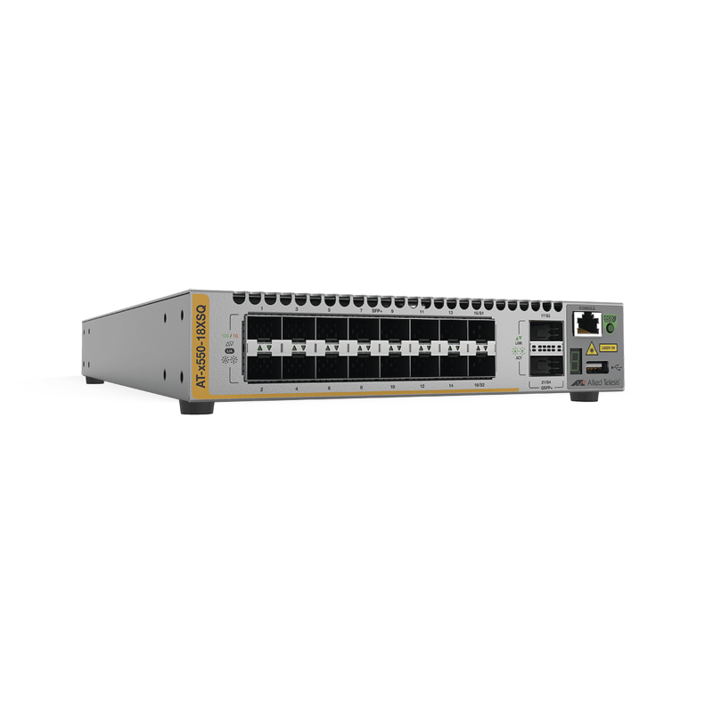 Switch stackeable inteligente 10 gigabit capa 3, 16 puertos 10 g SFP+ y 2 puertos 40 g q SFP Switch stackeable inteligente 10 gigabit capa 3, 16 puertos 10 g SFP+ y 2 puertos 40 g q SFP