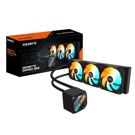 Enfriamiento liquido Gigabyte GAMING 360 ICE 360mm 1851 1150 1700 AM4 AM5 Blanco
