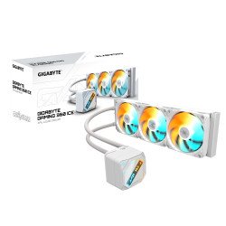 Enfriamiento Líquido Gigabyte GAMING 360 ICE 3x120mm hasta 2200RPM Blanco 1851 1700 115X 1200 AM5 AM4