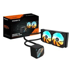 Enfriamiento liquido Gigabyte GAMING 240 ICE 240mm 1851 1150 1700 AM4 AM5 Blanco